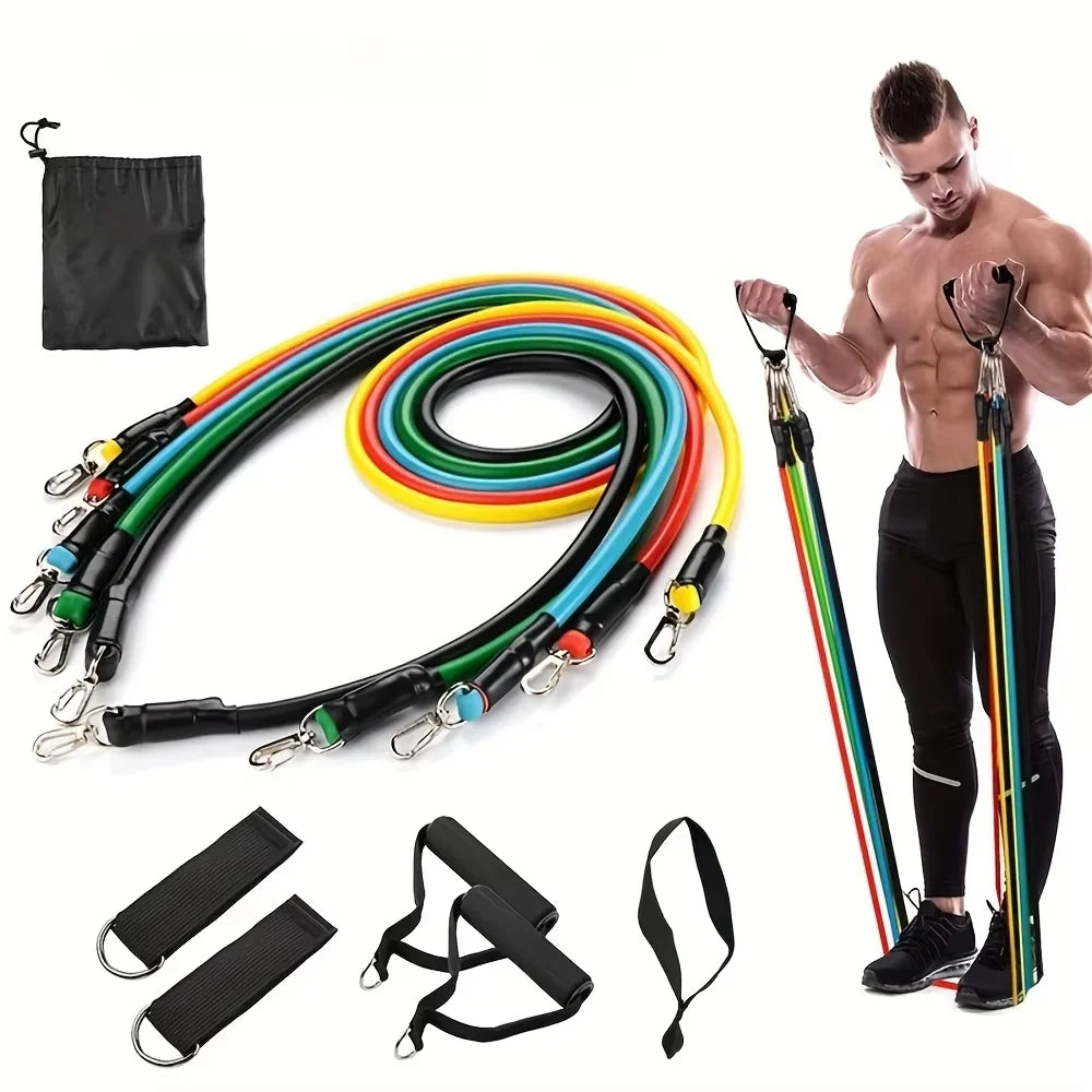 Bodybuilding resistance band set